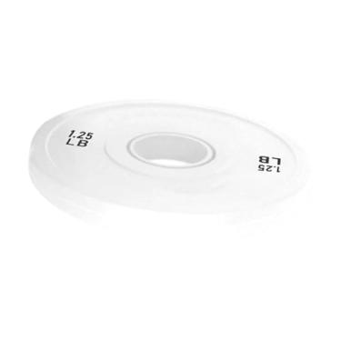 Imagem de menolana Placas de peso, barras, fáceis de armazenar, suprimentos portáteis para exercícios de ginástica em casa, halteres para levantamento de peso, Branco 1.25lb, 13cm