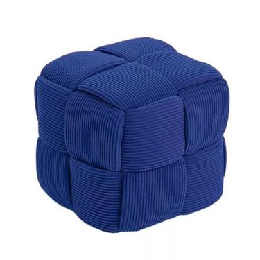 Imagem de Puff Decorativo Quadrado Mini Lounge Assento Apoio para os Pés Para Sa
