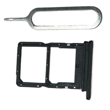 Imagem de zhxchzhi Suporte de bandeja de cartão SIM duplo OEM + pino compatível com Honor 50 se Parts Preto
