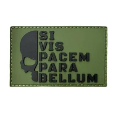 Imagem de Patch de caveira Pacem and Bellum - Remendos engraçados de meme, patch de moral tático militar com fecho de , adesivos para mochilas, uniformes militares, jeans, jaquetas, coletes, chapéus e muito