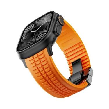 Imagem de Pulseira De Borracha De 46mm 45mm 44mm 42mm Para Apple Watch Ultra 2 1