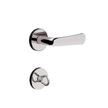 Imagem de Fechadura 3f Banheiro 722B124 Ros. Redonda, Cromado