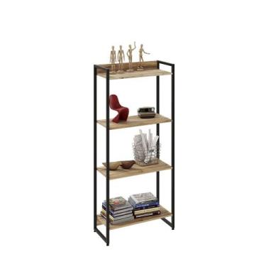 Imagem de Estante Multiuso Para Escritório Industrial 04 Prateleiras Areta 145x6