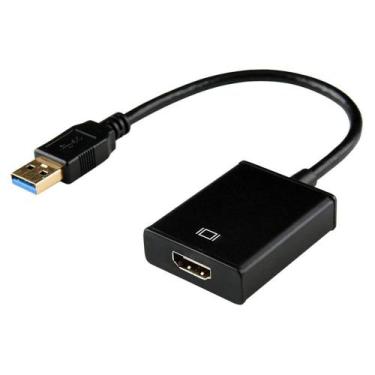 Imagem de Adaptador USB para HDMI 1080p HD conversor - PONTO DO NERD