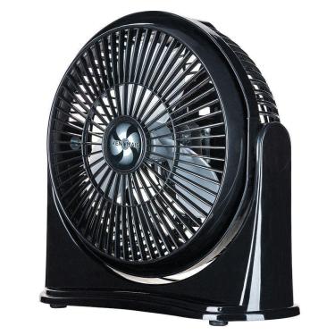 Imagem de Circulador De Ar 25Cm Preto Com Prata Ventimais 220V