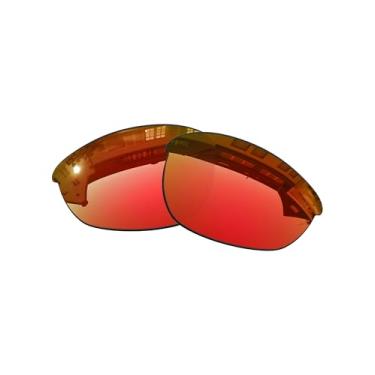 Imagem de OOWLIT Lentes de substituição compatíveis com óculos de sol Oakley Half Jacket 2.0 OO9144 62 mm - Fire não polarizado