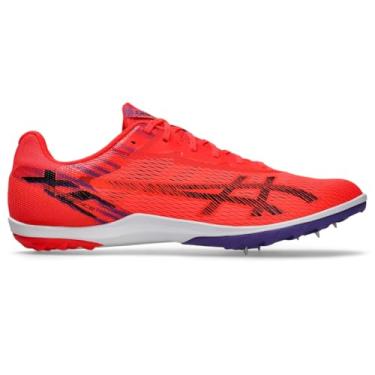 Imagem de ASICS Tênis unissex adulto Resurgence XC Track & Field, Vermelho claro/preto, 14 Wide Women/12.5 Men