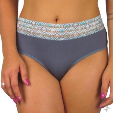 Imagem de Kit Calcinha Feminina Cintura Alta Del Conforto Segura 4 Und - Upy Sto