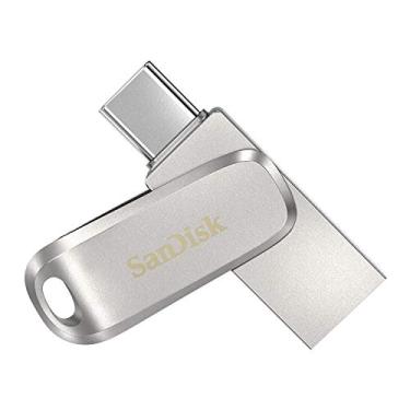 Imagem de SanDisk Unidade flash USB tipo C Ultra Dual Drive Luxe (prata, 128 GB, 5Y - SDDDC4-128G-I35)