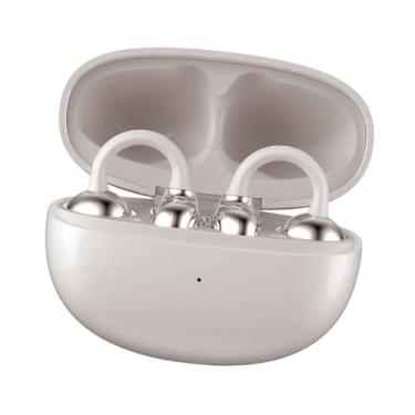 Imagem de ZGUZMCMK Fones de ouvido esportivos Fones de ouvido abertos para esportes e condicionamento físico, Branco