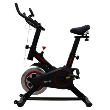 Imagem de Bicicleta Ergometrica Spinning Monitor Cardiaco LCD - Preto