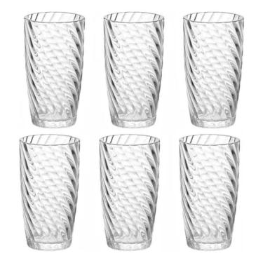 Imagem de Copo Long Drink  de Vidro Elysée 400 ml 6 Peças - Hauskraft