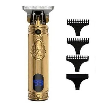 Imagem de Maquina Corta Cabelo Acabamento Aparador Barbeador Versatil Retrô