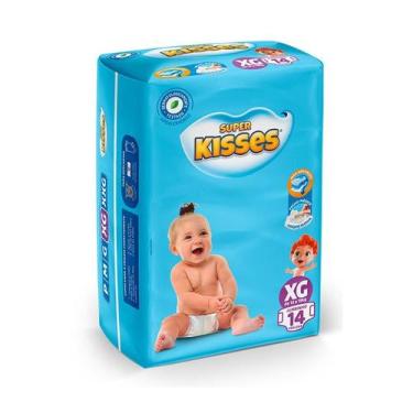 Imagem de Fralda Descartável Infantil Kisses Xg C14