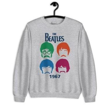 Imagem de Moletom Blusão Unissex Beatles Rock-Unissex