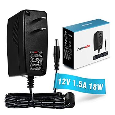 Imagem de Chanzon - Adaptador de fonte de alimentação de comutação de 12 V 1,5 A com certificação UL de 18 W AC DC (entrada de 100 a 240 V, saída de 12 V 1,5 Amp) carregador de transformador de verrugas de