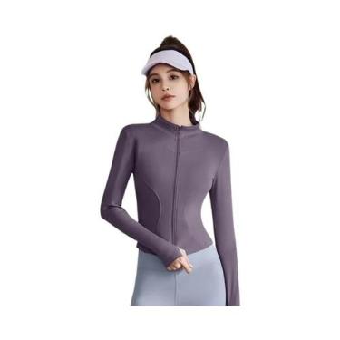 Imagem de Jaqueta De Yoga Feminina Slimming De Secagem Rápida, Roupas De Fitness