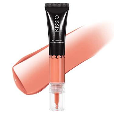 Imagem de KISSIO Pigmento de mistura de base, pigmento laranja, corretor de cor de base, suave e leve, combina facilmente com creme BB, frio a quente, livre de crueldade, 20 ml