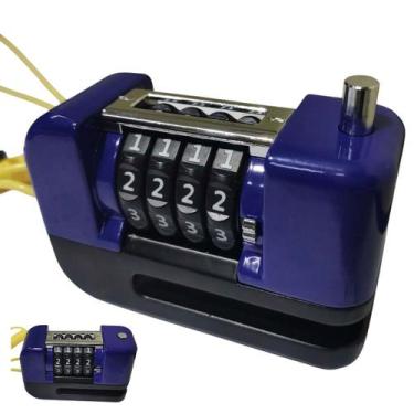 Imagem de Trava de Disco Freio Antifurto Moto Motocicleta Bike Bicicleta Cadeado