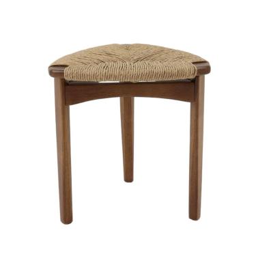 Imagem de Banqueta Baixa Cairo Nacional Móveis 46cm(Alt) Madeira Eucalipto Pinhão Assento Cordas Fibra Celulos