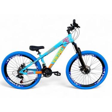 Imagem de Bicicleta Aro 26 Vikingx Tuff Freeride Downhill 21v Alumínio Aros Vmax