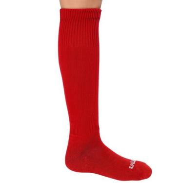 Imagem de Meião de Futebol Teen Apollo, 34 a 39, Vermelho