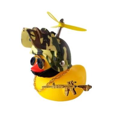 Imagem de Capacete De Pato De Borracha Amarelo, Decoração De Interior De Carro, 