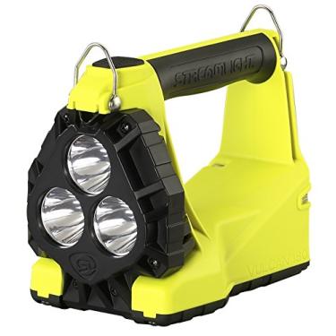 Imagem de Streamlight Lanterna Vulcan 180 HAZ-LO Standard System Class I DIV.1 Recarregável/Luz Cena Portátil com Carregador 120V/100V AC/12V CC, Alça de Ombro Amarela/Resistente
