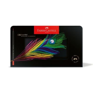 Imagem de Lapis De Cor Supersoft 120 Cores Estojo De Lata Faber Castell
