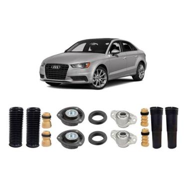 Imagem de Kit Batente Dianteiro Traseiro Audi A3 Sedan 2016 2017 18