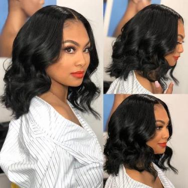 Imagem de Peruca Xagujpo Wear and Go sem cola Body Wave V Part 35 cm 180%