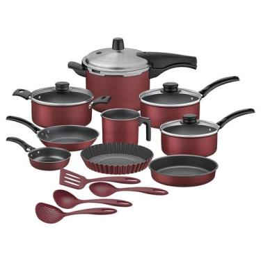 Imagem de Jogo Panelas 13 Peças Tramontina Turim Com Frigideiras Antiaderentes E