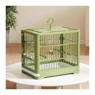 Imagem de Gaiola de pássaro, gaiola de pássaro, papagaio, casa, grande, reprodução, portátil, especial, ninho de pássaro (verde)