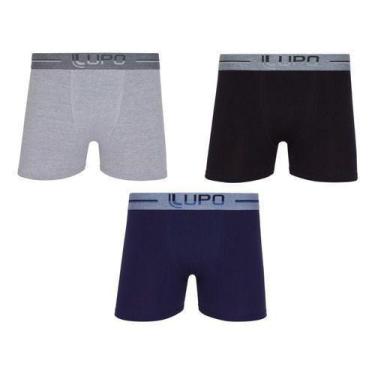 Imagem de Kit 8 cuecas boxer lupo algodão cotton confort lupo 784, Sortidas, GG/