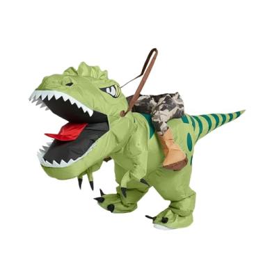 Imagem de Dynwave Fantasia de dinossauro inflável, desenho animado, fantasia para festa, aniversário, comemoração, 120 a 150 Cm