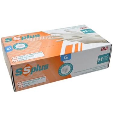 Imagem de Luva Latex Tamanho "G" com Pó c/100 - SSPLUS