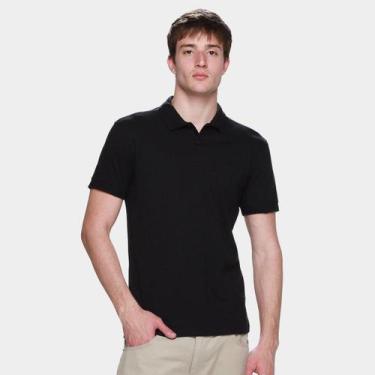 Imagem de Camisa Polo Colcci V Masculina, Preto, GG