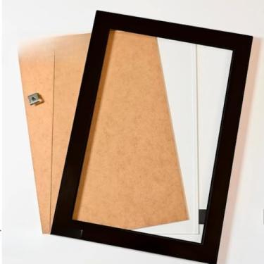 Imagem de Moldura A3 30x42cm Com Acetato | Para Diploma, Fotos E Poster(Preto,40x60cm)