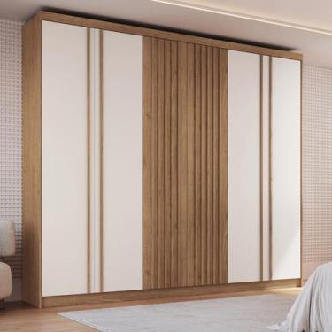 Imagem de Guarda-roupa 6 Portas 3 Gavetas Florence - Móveis Castro