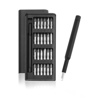 Imagem de Conjunto de chaves de fenda de precisão pequeno 25 em 1, kit de ferramentas de reparo magnético profissional para telefone, computador, relógio, laptop, campainha, óculos, eletrônico, chave de fenda