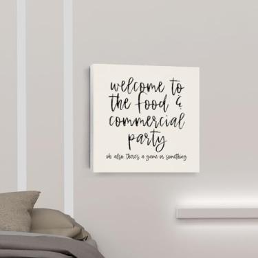 Imagem de Arte de parede de festa de futebol americano arte em tela presentes de festa lembrancinhas de festa dia de jogo decoração de parede decoração de parede moderna casa fazenda escritório dormitório