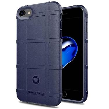 Imagem de Capa Para Apple iPhone 7/8 / SE 2 (2020) / SE 3 (2022) (Tela 4.7) Armadura Proteção Militar Anti Choque (Azul)