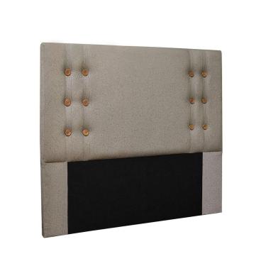 Imagem de Cabeceira Gênova para Cama Box Casal 140cm Linho Areia