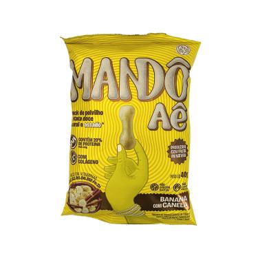 Imagem de Biscoito de Polvilho Banana com Canela Mandô Aê 40g