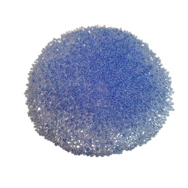 Imagem de Oneabsispong Contas de semente de vidro azul pervinca, redondo de 3 mm, 100 gramas, 100 g, aproximadamente 3.500 unidades 8/0, cor verdadeira nunca desbota, não pintada, fabricação de joias artesanais