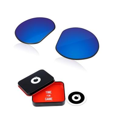 Imagem de OWORK Lentes de reposição de policarbonato de 1,8 mm para óculos de sol Oakley Ejector OO4142 58 mm ultra polarizadas, Azul gelo - Ultra polarizado, Fit Ejector OO4142 58mm