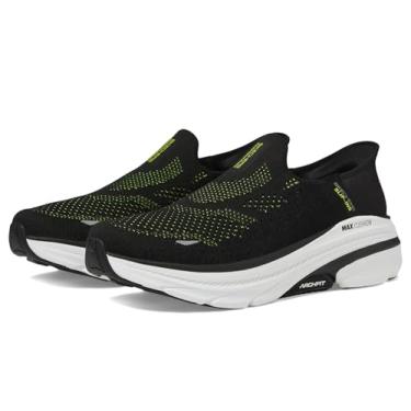 Imagem de Skechers Tênis masculino sem cadarço com amortecimento máximo, Preto, 38