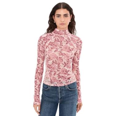 Imagem de Free People Manga longa feminina Lyric, Combo rosa, G