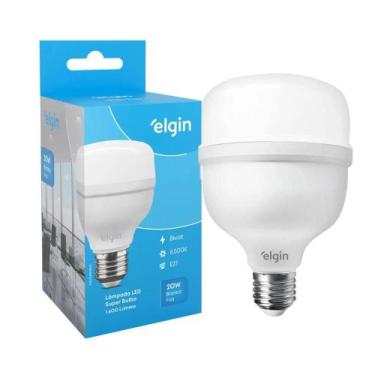 Imagem de Bulbo 20w Potente Soquete Branco Frio Iluminação Elgin E27