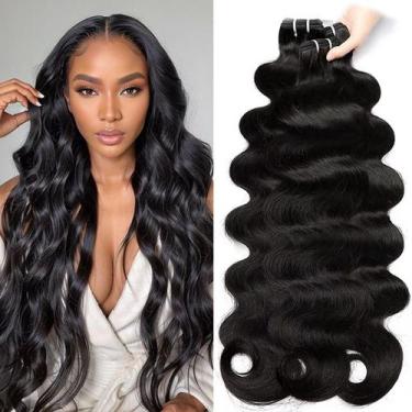 Imagem de Pacotes de cabelo Binlvexin Body Wave 100% Brazilian Virgin 12A